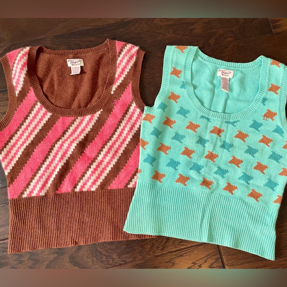 Original Penguin Women’s Wool Sweater Vests size S